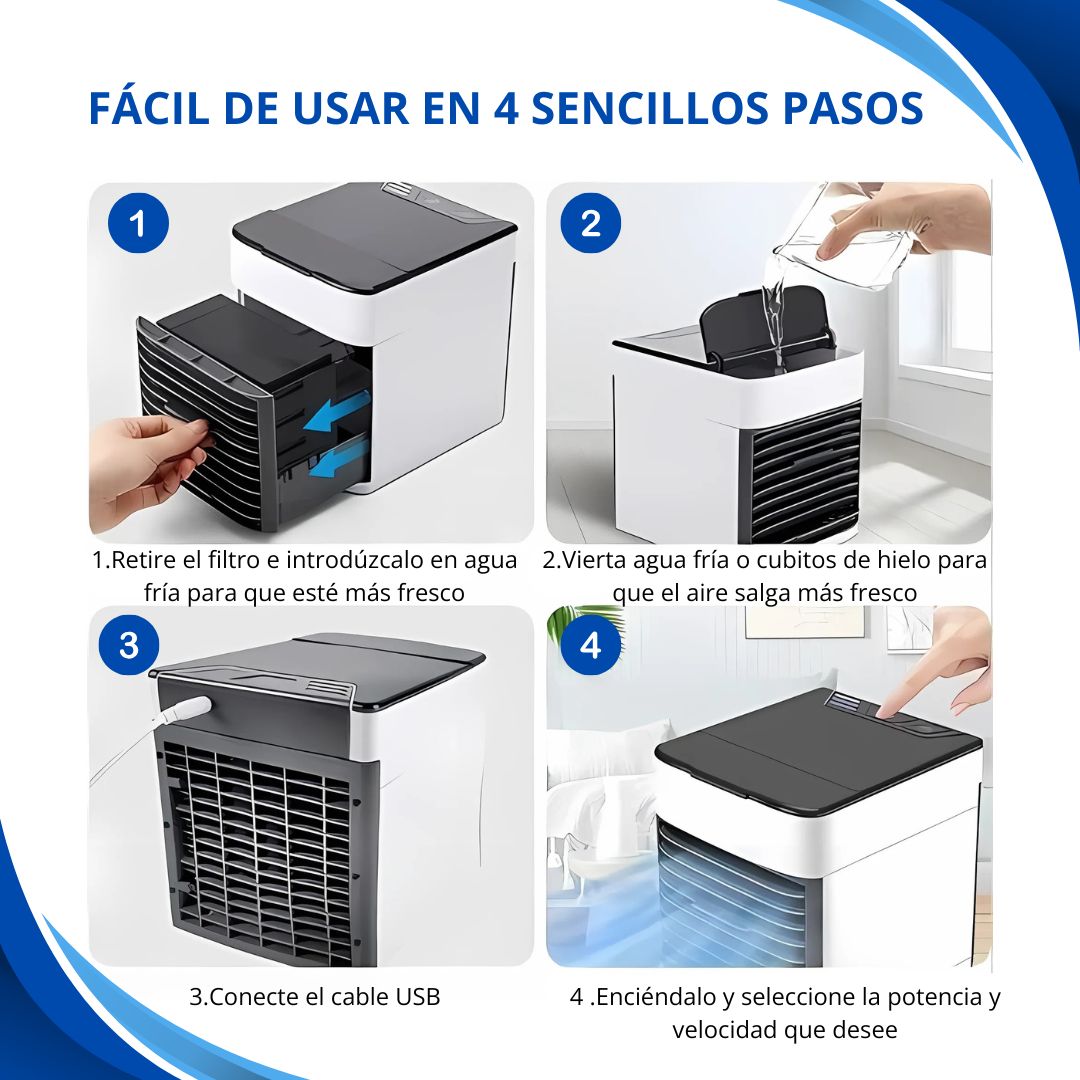 ARCTIC AIR COOL ULTRA PRO™ - SIENTE LA FRESCURA EN CUALQUIER LUGAR