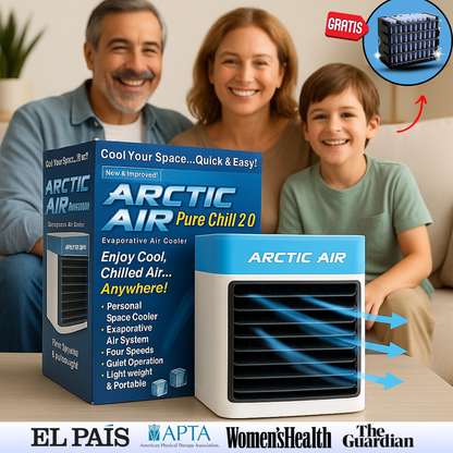 ARCTIC AIR COOL ULTRA PRO™ - SIENTE LA FRESCURA EN CUALQUIER LUGAR